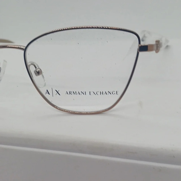 NWT RX-ABLE WOMEN'S ARMANI EXCHANGE EYEGLASS FRAMES AX1063 ROSE GOLD - Picture 4 of 6